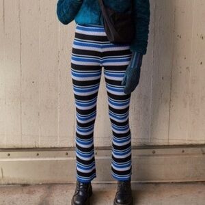 Uniqlo Marni Wool Stripe Knit Ribbed Pants NWT